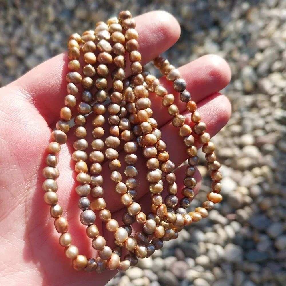 Freshwater Pearl Multi-Strand Bracelet - Picture 8 of 13